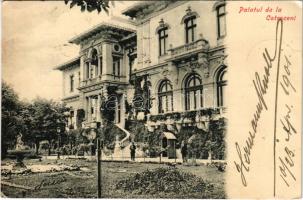 1901 Bucharest, Bukarest, Bucuresti, Bucuresci; Palatul de la Cotroceni / palace (EK)