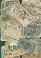 Ausztria 1920-as évek eleje 79db főleg klf szükségbankjegy T:I (többsége),II+