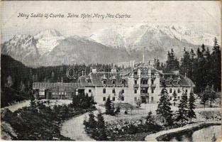 Tátra, Magas-Tátra, Vysoké Tatry; Új-Csorbató, Móry szálloda / Neu Csorba-See, Hotel Mory / hotel advertisement (non PC) (EK)