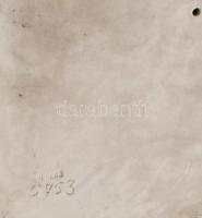 Herendi Déryné porcelán figura, fehér mázas, alján masszába nyomott jelzéssel, kis kopással, m: 36 c...