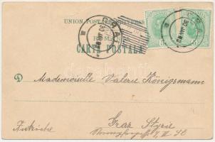 1900 Craiova, Királyi; Casele Valimarescu, Palatul Justitiei / villa, palace of justice. Art Nouveau...