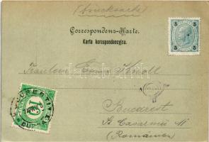 1900 Ivano-Frankivsk, Stanislawów, Stanislau; Bahnhof am Nacht / railway station at night (EK)