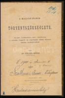 Földes Árpád: A magyar iparos törvényszükséglete. Az ipar-, kereskedelmi-, váltó-, csődtörvény, a so...