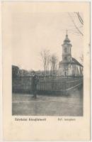 1913 Kisújfalu, Nová Vieska; Református templom / Calvinist church (fl)