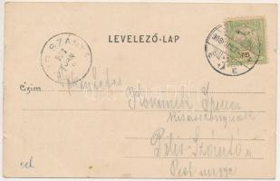 1903 Pomáz, látkép. Divald Károly 176. sz. (kis szakadás / small tear)