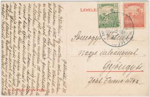 1918 Balatonalmádi, Balatonalmádi Fürdő vasútállomás. Özv. Pethe Viktorné kiadása (EK)