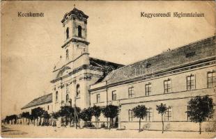 1921 Kecskemét, Kegyesrendi főgimnázium. Fekete Gyula kiadása (EB)