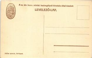 12. számú csataképes kártya. Valjevo elfoglalása után csapataink a menekülő szerbeket a Kolubara fol...