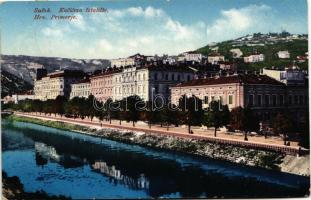 1912 Fiume, Rijeka; Susak, Kacicevo Setaliste, Hrv. Primorje / promenade  (EK)