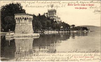 1909 Riva del Garda, Isola di Garda, Villa Borghese (EK)