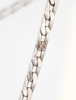 Ezüst (Ag) masszív nyaklánc, jelzett, h: 44 cm, nettó: 37 g