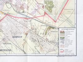 Budapest székes főváros egész területének térképe. Tervezte és rajzolta Kogutowicz Manó. Átdolgozta ...