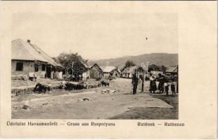 Ruszpolyána, Havasmező, Havaskő, Poienile de sub Munte, Ruspoiana (Máramaros); Rutének (ruszinok) csoportja / group of Ruthenians (Rusyns) (EK)