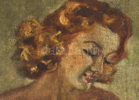 Feleky György (1893-?): Női akt, olaj, vászon Jelzett, modern fa keretben 39x29 cm