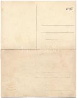 Arad, árvíz - 2 db eredeti fotó képeslap / flood - 2 original photo postcards