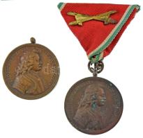 1938. &quot;Felvidéki Emlékérem&quot; 2db bronz kitüntetés, az egyik nem saját mellszalagon T:XF patina Hungary 1938. &quot;Upper Hungary Medal&quot; 2pcs bronze decoration, one of them on not own ribbon. Sign.: Berán C:XF patina NMK 427.