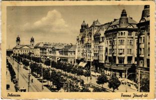 Debrecen, Ferenc József út, gyógyszertár, üzletek (ragasztónyom / glue marks)