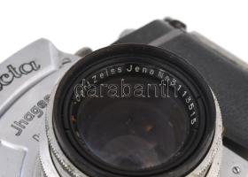 Exacta Ihagee Dresden fényképezőgép,Carl Zeiss Jena Biotar 1:2 f=5,8 objektívvel