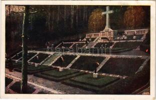 Kriegerfriedhof Zawadka. Unter dem Allerhöchsten Protektorat Seiner kaiserl. u. königl. Apostolischen Majestät Kaiser Karl I. Komitee für die Kriegsgräber-Fürsorge in Österreich / WWI Austro-Hungarian K.u.K. military cemetery in Zawadka (Poland) s: Franz Poledne (EK)