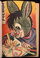 1958 Füles magazin teljes évfolyama két kötetben, II. évf. 1-52. sz. Egészvászon-kötésben, jó állapo...