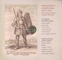 2022. 5Ft-200Ft (6xklf) forgalmi szett + Hunyadi János aranyforint aranyozott Ag utánverete (3,491g/...