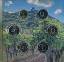 2022. 5Ft-200Ft (6xklf) forgalmi sor szettben + "Somlói borvidék" Cu-Ni-Zn proof emlékérem...