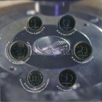 2022. 5Ft-200Ft (6xklf) forgalmi sor szettben + "Harmincéves a Magyar Pénzverő Zrt." ezüst...