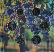 2023. 5Ft-200Ft (6xklf) forgalmi sor szettben + "Szekszárdi borvidék" Cu-Ni-Zn proof emlék...