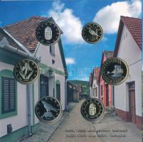 2023. 5Ft-200Ft (6xklf) forgalmi sor szettben + "Szekszárdi borvidék" Cu-Ni-Zn proof emlék...