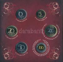 2014. 5Ft-200Ft (6xklf) forgalmi sor szettben + 2014. "Mária aranyforint" aranyozott Ag, j...