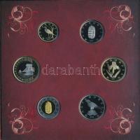 2014. 5Ft-200Ft (6xklf) forgalmi sor szettben + 2014. "Mária aranyforint" aranyozott Ag, j...