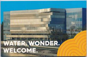 2017. 50Ft Cu-Ni "FINA Vizes Világbajnokság" első napi veret sorszámozott emléklapon, sors...