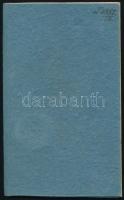 1958 Kaposvár, cselédkönyv 6+6 kr okmánybélyeggel