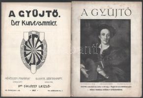 1917 A gyűjtő. Der Kunstsammler. Művészeti folyóirat. Tardos-Taussig László, árverési katalógus. Sze...