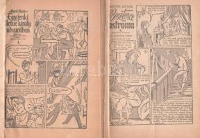 2 db képregény kézi készítésű borítóval - Twain, Mark: Egy jenki Artur király udvarában + Mikszáth K...