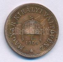 1908KB 2f bronz T:XF,VF belekarcolt írással
Adamo K2