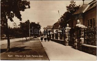 Eger, Villa-sor a Deák Ferenc úton (felszíni sérülés / surface damage)