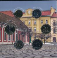 2023. 5Ft-200Ft (6xklf) "Budapest 150" forgalmi sor dísztokos, "Magyarország pénzérmé...