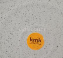 Retro iparművész halas díszítésű tál. Jelzett, hibátlan, d: 25 cm