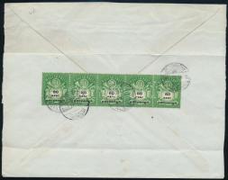 1946 (27. díjszabás) Távolsági levél 600 ezer AP bérmentesítéssel "MEZŐBERÉNY" - Békéscsab...