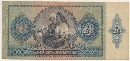 1941. 20P alacsony sorszámmal "C 491 000089" T:VG Adamo P12
