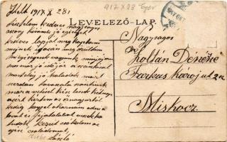 1917 Eger (?), szüretelő munkások (Rb)