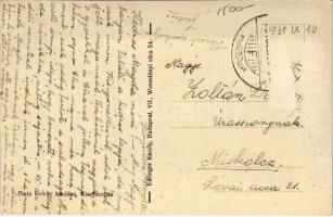 1931 Kisújszállás, városháza. Platz Ferenc kiadása (Rb)