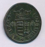 1704KB Rézpoltúra "II. Rákóczi Ferenc" Körmöcbánya (2,92g) T:XF 
Hungary 1704KB Poltura &...