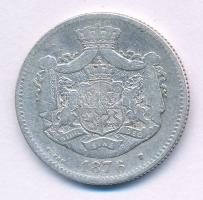 Románia 1876. 2L Ag T:F
Romania 1876. 2 Lei Ag C:F
Krause KM#8