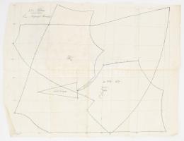 1858 Vachottfalvi Vahot Imre (Vachott) (1820-1879) ügyvéd, színműíró, lapszerkesztő autográf? kézírá...