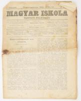 1903 Besztercebánya. A Magyar Iskola c. tanügyi folyóirat I. évf. 4. szám. Kissé sérült