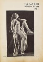 1935 Új Magazin (erotikus magazin). 35. évf., 1. sz. Szerk.: Dr. Rácz Vilmos. Gazdag fekete-fehér, e...