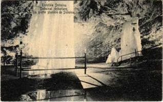 1908 Dobsina, Dobschau; jégbarlang belső. Fejér Endre kiadása / ice cave interior