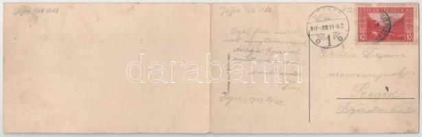 1907 Jajce, 2-tiled folding panoramacard (EK)